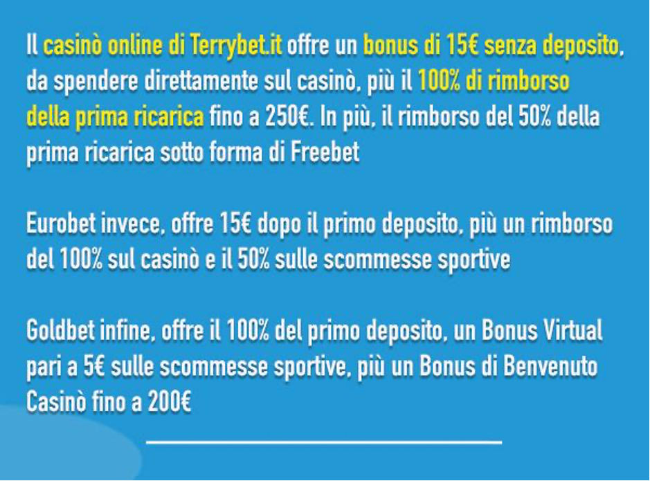 Terrybet scommesse